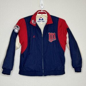 Vintage Minnesota Twins Apex One‎ Jacket MLB Windbreaker Quilted Men's Medium?